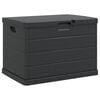 vidaXL Gartenlagerbox Kunststoff 77,5 x 54,5 x 53 cm Anthrazit