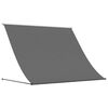 vidaXL Markise Einziehbar Anthrazit 200x150 cm Stoff und Stahl