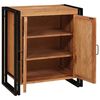 vidaXL Nachttisch Braun 66 x 35 x 76 cm Massivholz Akazie