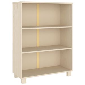 vidaXL B&uuml;cherschrank HAMAR Honigbraun 85x35x112 cm Massivholz Kiefer