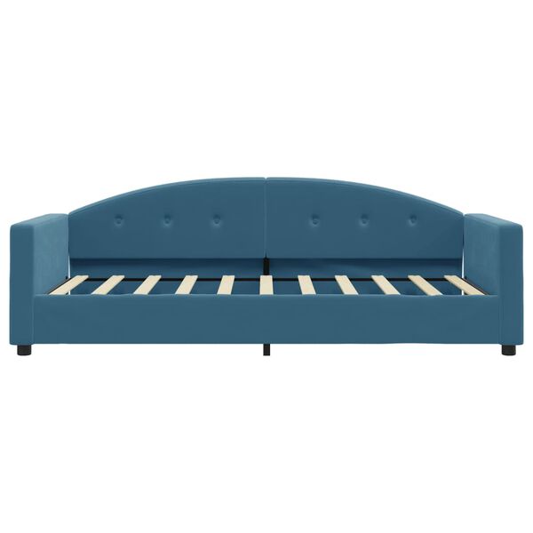 vidaXL Tagesbett Blau 80x200 cm Samt
