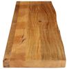 vidaXL Tischplatte mit Baumkante 180x30x3,8 cm Massivholz Mango