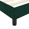 vidaXL Bettgestell ohne Matratze Dunkelgr&uuml;n 90x190 cm Samt