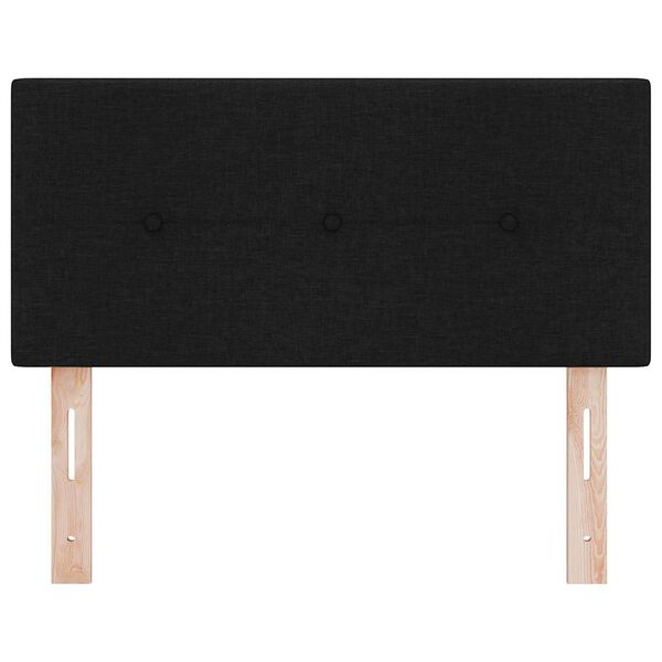 vidaXL Kopfteil mit Kopfteil Schwarz 80 cm Kunstleder