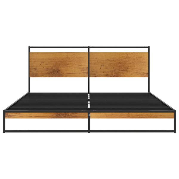 vidaXL Bettgestell Metall 140x200 cm