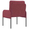 vidaXL Sofas mit Kissen 55cm Weinrot Sperrholz