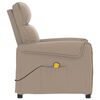 vidaXL Massagesessel Cappuccino-Braun Kunstleder
