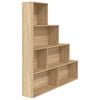 vidaXL B&uuml;cherregal/Raumteiler Sonoma-Eiche 155x24x160 cm Holzwerkstoff