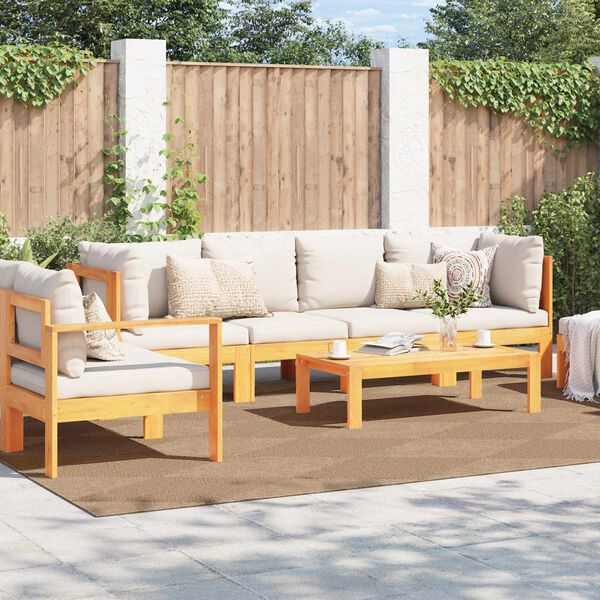 vidaXL Bereichsteppiche Rechtwinklig Natur 280 x 200 cm