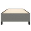 vidaXL Bettgestell ohne Matratze Dunkelgrau 90x190 cm Stoff