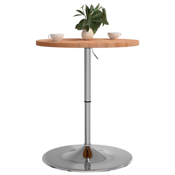 vidaXL Bartisch &Oslash;60x90,5 cm Massivholz Buche