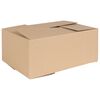 vidaXL Faltbox mit Speicher 50 pcs Natur 35 x 24 x 15 cm Karton