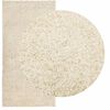 vidaXL Teppich Shaggy Hochflor Modern Golden 100x200 cm