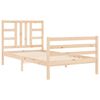 vidaXL Massivholzbett ohne Matratze 100x200 cm Kiefernholz