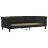 vidaXL Tagesbett mit Matratze Schwarz 90x200 cm Samt