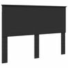 vidaXL Bettrahmen Schwarz 140 x 200 cm Massives Kiefernholz