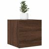 vidaXL TV-Wandschr&auml;nke 2 Stk. Braun Eichen-Optik 30,5x30x30 cm