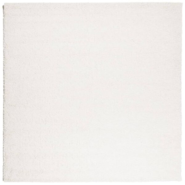 vidaXL Teppich Shaggy Hochflor Modern Creme 200x200 cm