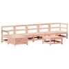 vidaXL 7-tlg. Garten-Lounge-Set Massivholz Douglasie