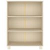 vidaXL Bücherschrank HAMAR Honigbraun 85x35x112 cm Massivholz Kiefer