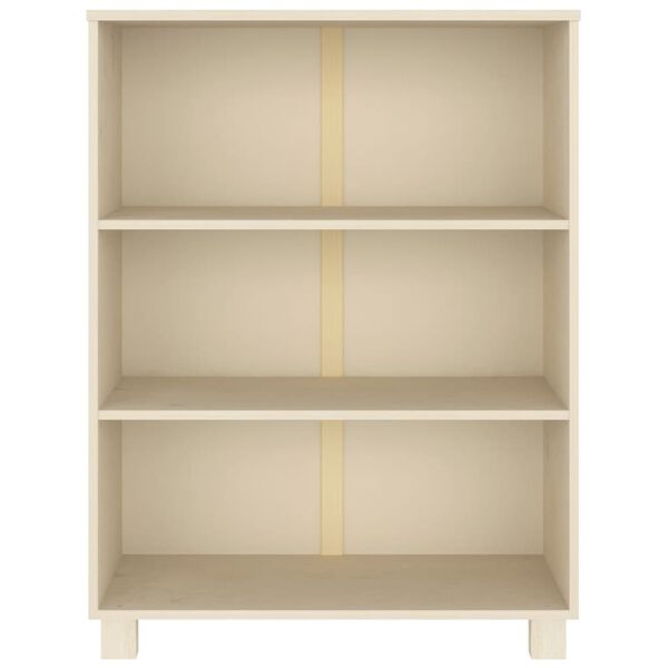 vidaXL Bücherschrank HAMAR Honigbraun 85x35x112 cm Massivholz Kiefer