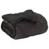 vidaXL Sommerdecke Anthrazit 155 x 220 cm Mikrofaser und Teddy-Fleece