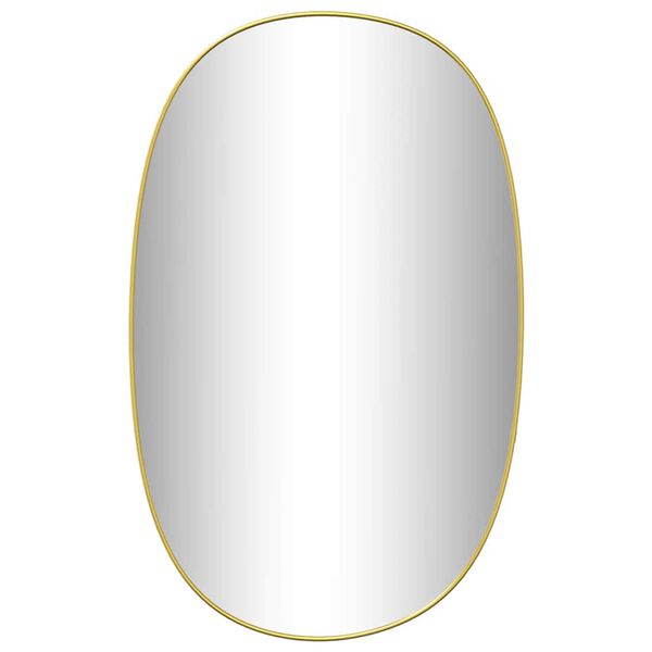 vidaXL Wandspiegel Golden 80x50 cm
