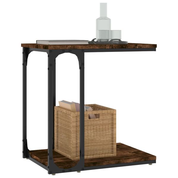vidaXL Beistelltisch R&auml;uchereiche 50x35x52 cm Holzwerkstoff