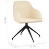 vidaXL Esszimmerst&uuml;hle 6 Stk. Creme Samt