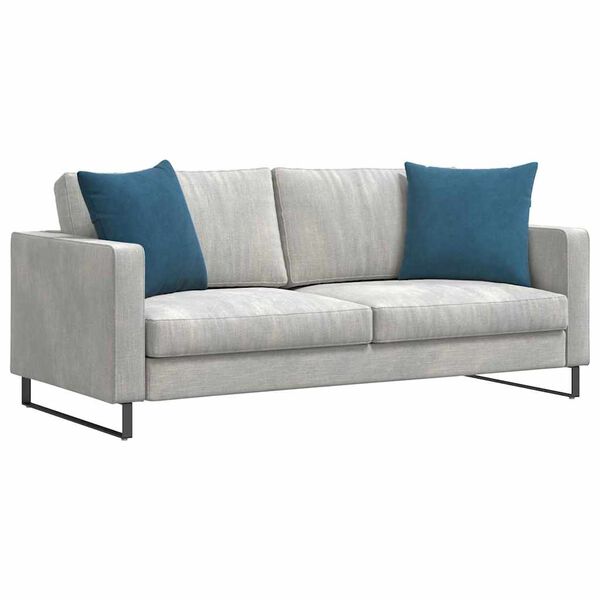 vidaXL Sofakissen 2 St&uuml;ck Blau 50 x 50 cm Cordstoff