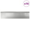 vidaXL Schneckenzauns 20 pcs Silber Verzinkter Stahl