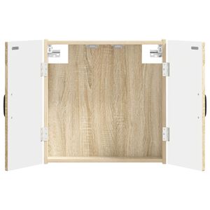 vidaXL Dartboard Schrank UTRECHT Sonoma-Eiche 52,5 x 10,5 x 53,5 cm