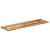 vidaXL Tischplatte mit Baumkante 180x40x3,8 cm Raues Mango Massivholz