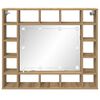 vidaXL Spiegelschrank Artisan-Eiche 91 x 15 x 76,5 cm Holzwerkstoff