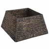 vidaXL Weihnachtsbaumkragen Quadratisch Schwarz 50 x 50 x 25 cm