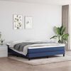 vidaXL Taschenfederkernmatratze Mittel Blau 160x200x20 cm Stoff
