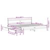 vidaXL Massivholzbett ohne Matratze 200x200 cm Kiefer