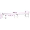 vidaXL Monitorst&auml;nder Sonoma-Eiche 105x23x15,5 cm Holzwerkstoff