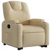 vidaXL Relaxsessel mit Aufstehhilfe Creme Stoff
