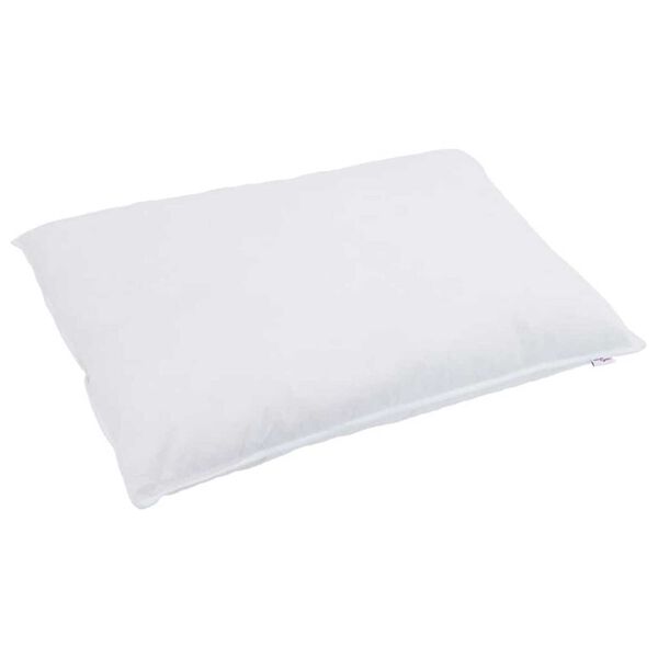 vidaXL Kopfkissen mit Kissen Wei&szlig; 50 x 75 cm Feder