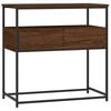 vidaXL Konsolentisch Braun Eichen-Optik 75x40x75 cm Holzwerkstoff
