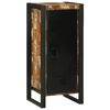 vidaXL Badezimmerschrank mit Regal Braun Massives upgecyceltes Holz