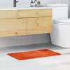 vidaXL Rutschfeste Badmatte Orange 50 x 80 cm PP
