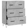 vidaXL Sideboard Betongrau 69,5x34x90 cm Holzwerkstoff