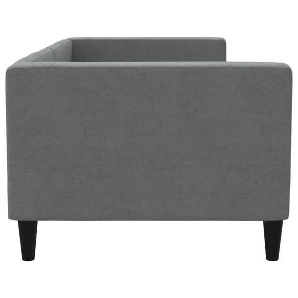 vidaXL Tagesbett Dunkelgrau 80x200 cm Stoff
