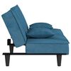 vidaXL Schlafsofa Blau Samt