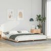 vidaXL Bodenbettgestell Braun 180 x 220 cm Massivholz Kiefer
