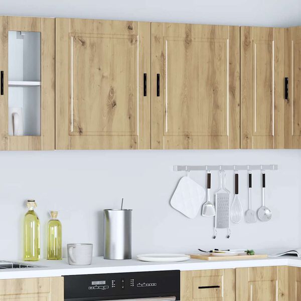 vidaXL K&uuml;chen-H&auml;ngeschr&auml;nke 2 Stk. Porto Artisan-Eiche Holzwerkstoff