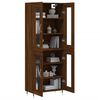 vidaXL Highboard Braun Eichen-Optik 69,5x34x180 cm Holzwerkstoff