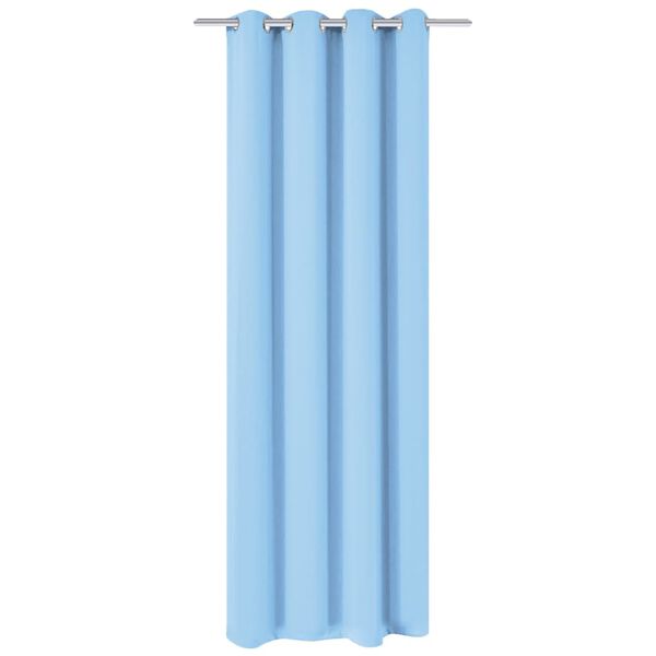 vidaXL Verdunkelungsvorhang mit Metall&ouml;sen 270 x 245 cm T&uuml;rkis